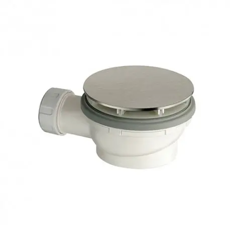 Bonde De Douche Hauteur 64 Mm Couvercle Extra Plat Metal Brosse Robinetterie VIDAGES - CRISTINA ONDYNA AD45528