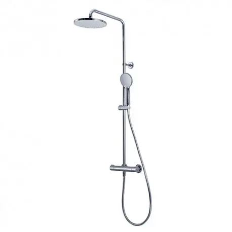 Colonne De Douche Theta White Avec Fourreau Robinetterie THETA - CRISTINA ONDYNA TE43051