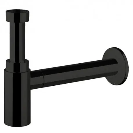 Siphon Lavabo Droit Abs Black Mat Robinetterie VIDAGES - CRISTINA ONDYNA AC79013