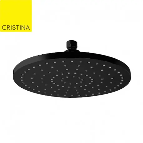 Pomme De Douche Theta Abs D. 25 Cm Black Mat - CRISTINA ONDYNA PD08613
