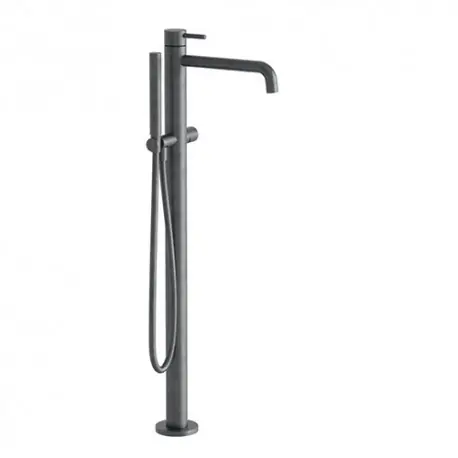 Bain Douche Triverde Monocolonne Sur Pied Sans Meca Metal Brosse Robinetterie TRIVERDE - CRISTINA ONDYNA TV18977