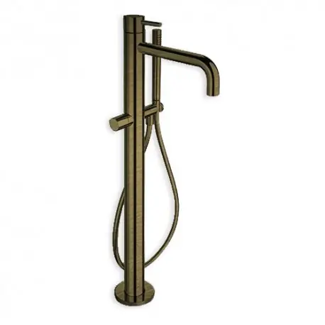 Bain Douche Triverde Monocolonne Sur Pied Vieux Bronze Robinetterie TRIVERDE - CRISTINA ONDYNA TV18992