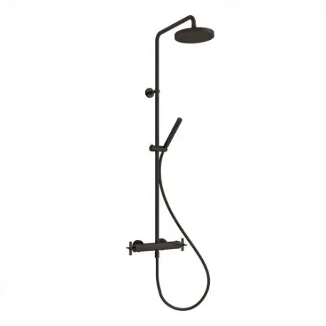 Colonne De Douche Cross Road Thermostatique Complete Blackmat Robinetterie CROSS ROAD - CRISTINA ONDYNA CR48613