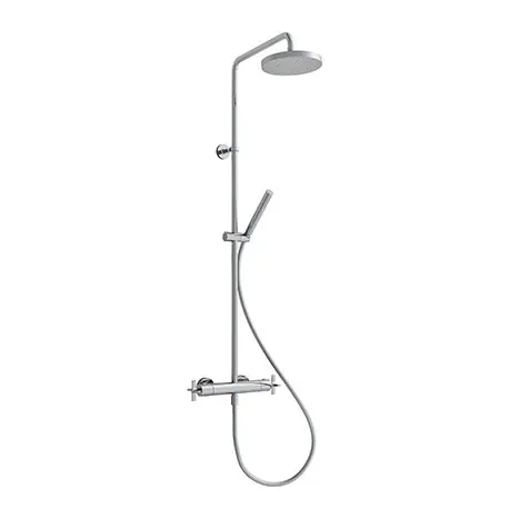Colonne De Douche Cross Road Thermostatique Complete Chrome Robinetterie CROSS ROAD - CRISTINA ONDYNA CR48651