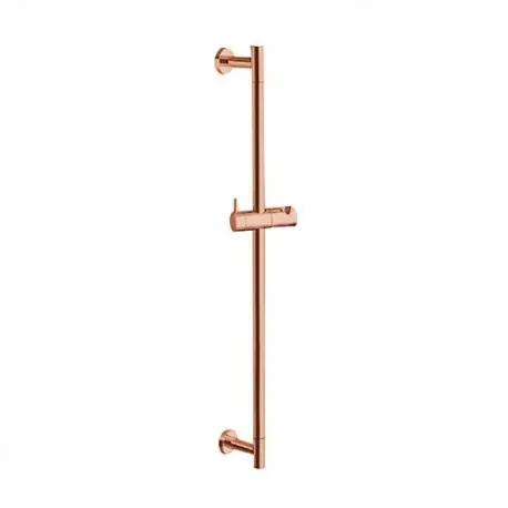 Barre De Douche Seule 60 Cm Or Rose Brosse Robinetterie HYDROTHERAPIE - CRISTINA ONDYNA PD07034P