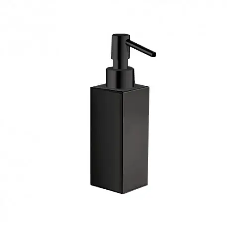 Distributeur Savon Liquide Quattro A Poser Chrome Noir - CRISTINA ONDYNA QU72772