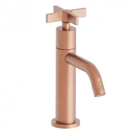 Lave Mains Cross Road Eau Froide Or Rose Brosse Robinetterie CROSS ROAD - CRISTINA ONDYNA CR23034P