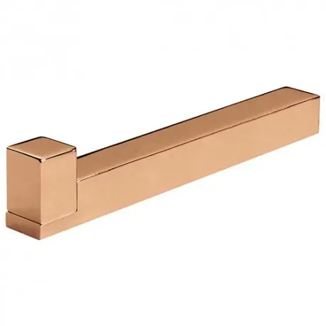 Porte Rouleau Domino Or Rose Brosse Robinetterie DOMINO - CRISTINA ONDYNA DM23434P
