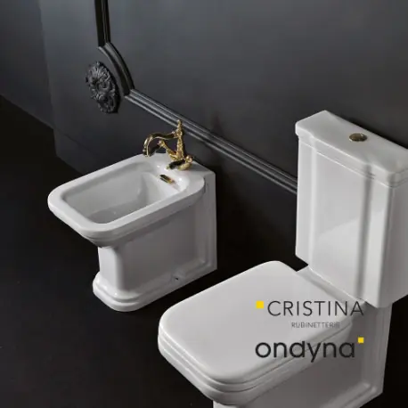 Bidet céramique monobloc blanc WALDORF - CRISTINA ONDYNA WD4121