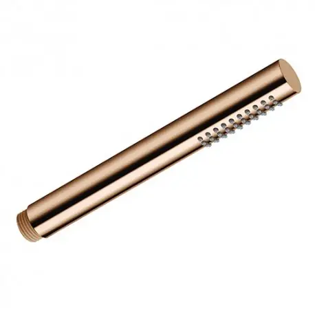 Douchette Monojet Ronde Anticalcaire Metal Or Rose Brosse Robinetterie HYDROTHERAPIE - CRISTINA ONDYNA PD11534P