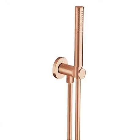 Applique Prise D‘Eau Douchette Flexible Or Rose Brosse - CRISTINA ONDYNA PD47534P