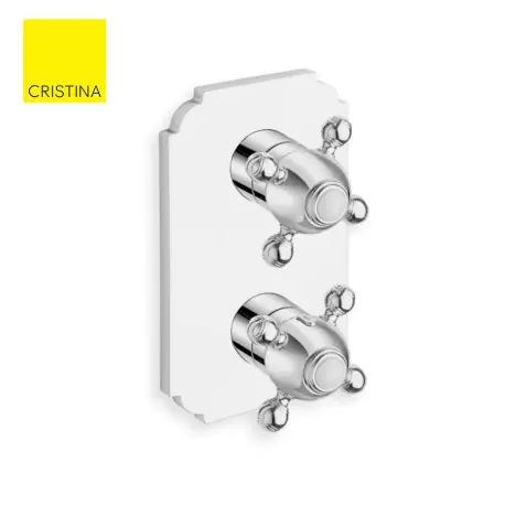 Facade Externe PARIGI Laiton Thermostatique 3 Sorties - CRISTINA ONDYNA XP85351