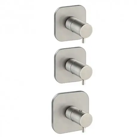 Facade Externe Pour Bati Thermostatique Inox 316 Carre Arrondi Robinetterie IX - CRISTINA ONDYNA XX67228