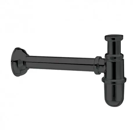 Siphon Bouteille Pour Lavabo Chrome Noir Robinetterie VIDAGES - CRISTINA ONDYNA AC36672
