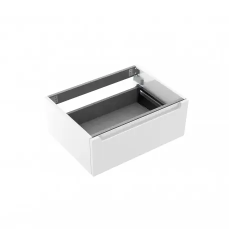 Module salle de bain MONTERREY 800 1 tiroir métallique BLANC BRILLANT 797 x 270 x 450 mm - SALGAR 26666