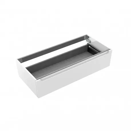 Module salle de bain MONTERREY 1200 1 tiroir métallique BLANC BRILLANT 1197 x 270 x 450 mm - SALGAR 26672