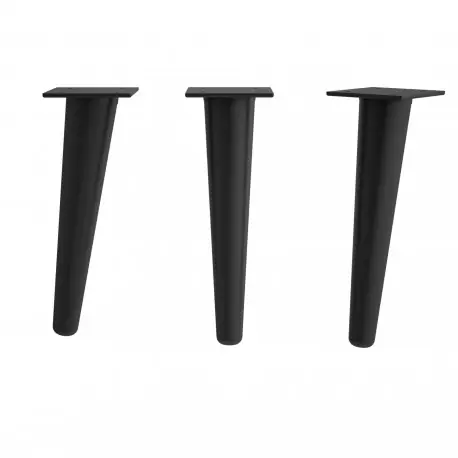 Jeu 2 pieds DANNA NOIR Hauteur 330 mm - SALGAR 84139