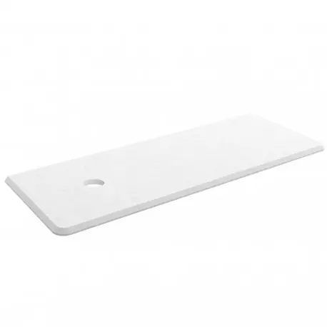 Plan de toilette UNIIQ 900 droite CALACATTA pour plan vasque à poser 910 x 22 x 460 mm - SALGAR 83914