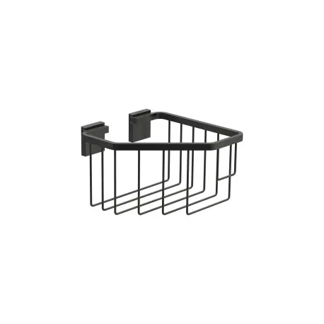 Rubik Porte-Savon Grille Angle 200X200 Noir Mat - ROCA A816854024