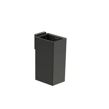 Rubik Porte-Verre Mural Noir Mat - ROCA A816843024