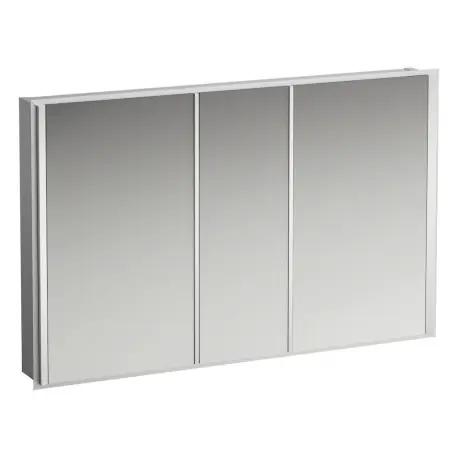 Arm. De Toil. Ac Lum. Led, Int., Prise Frame 25 120 Blanc B - LAUFEN H4088049001451