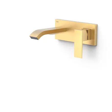 Façade mitigeur lavabo Or Mat 24K - TRES 00630033OM
