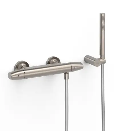 Ensemble douche thermostatique Acier - TRES 19016439AC