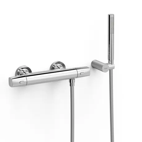 Ensemble douche thermostatique Chrome - TRES 19016449