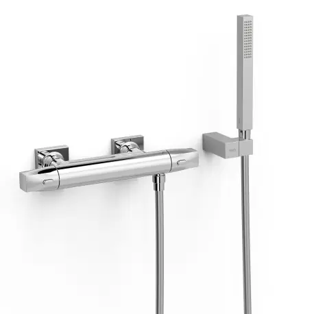 Ensemble douche thermostatique Chrome - TRES 19016459