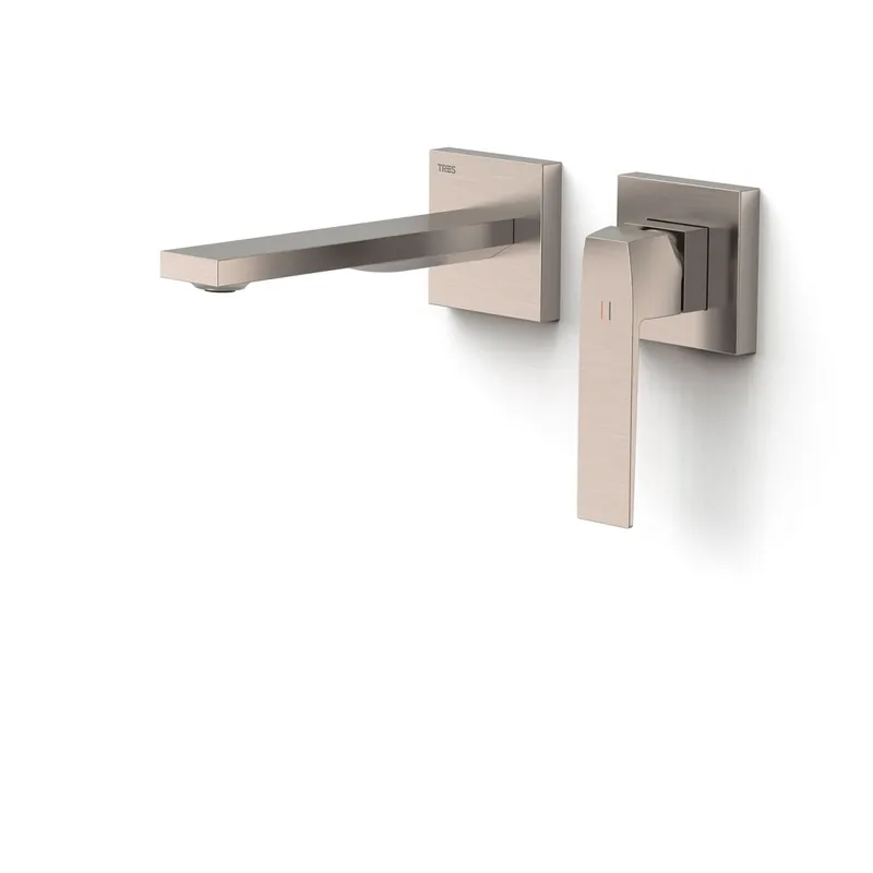 Façade mitigeur lavabo Acier - TRES 20230021AC