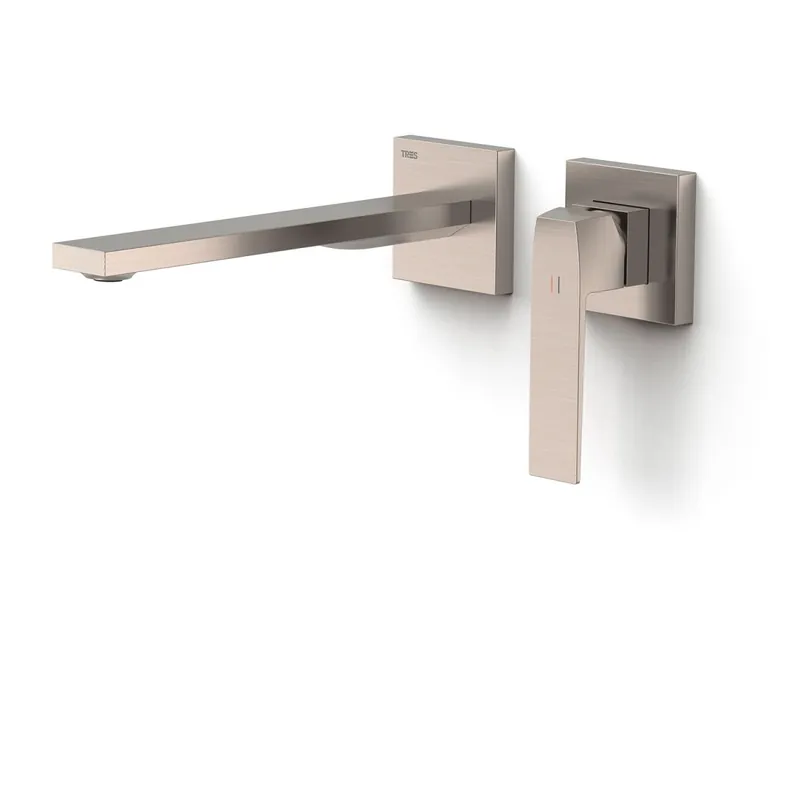 Façade mitigeur lavabo Acier - TRES 20230022AC