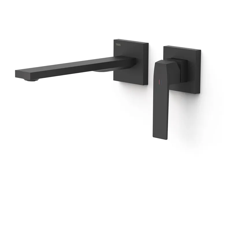 Façade mitigeur lavabo Noir mat - TRES 20230022NM