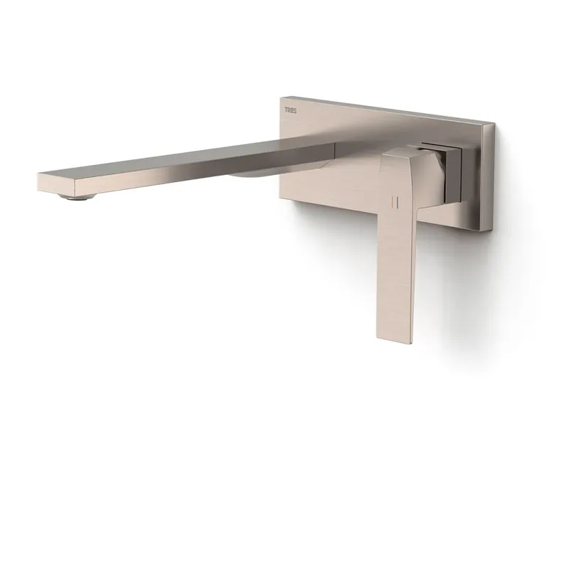 Façade mitigeur lavabo Acier - TRES 20230032AC