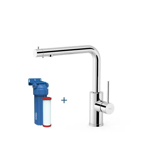 Mitigeur de cuisine 2 voies Chrome - TRES 23045403