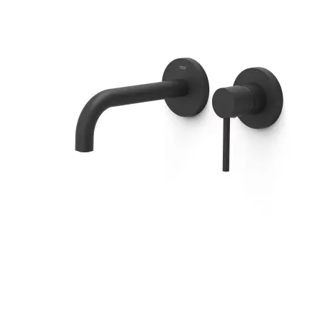 Façade mitigeur lavabo Noir mat - TRES 26230021NM
