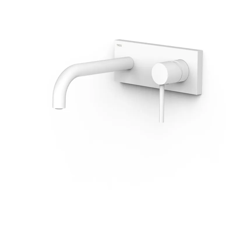 Façade mitigeur lavabo Blanc mat - TRES 26230031BM