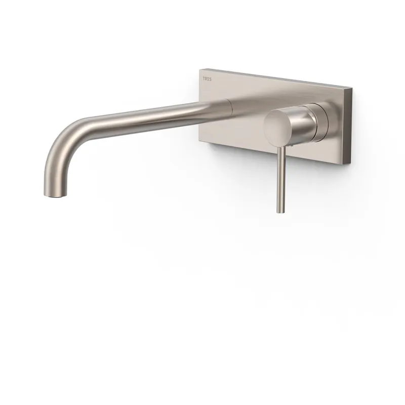 Façade mitigeur lavabo Acier - TRES 26230032AC