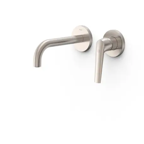 Façade mitigeur lavabo Acier - TRES 28130021AC