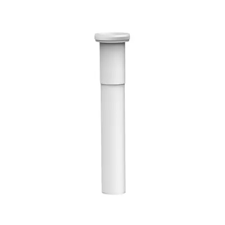 Rallonge pour siphon télescopique type bouteille Blanc mat - TRES 913463320BM
