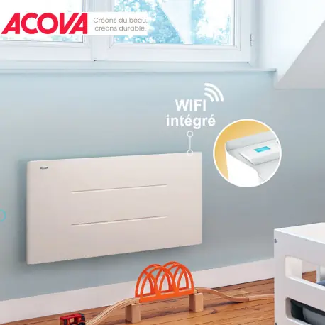 Radiateur electrique Acova 2000W inertie fonte MARA connecté - TMR200090EEZF
