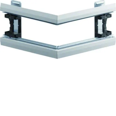Angle extérieur pour BKIS épais 25mm simple hauteur acier RAL 9016 Pure - HAGER BKIS251303E9016
