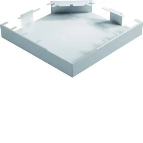 Angle plat p.DABA50080, acier, Pure - HAGER DABA5008059016