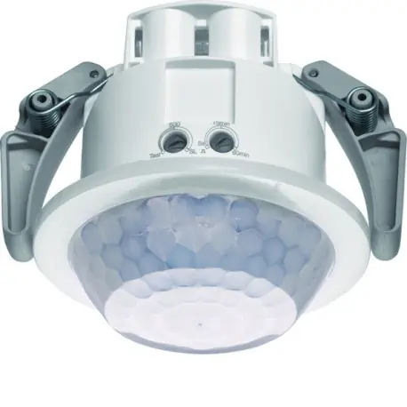 détecteur couloir 30 x 5 mètres de mouvement plafond encastré ON/OFF - HAGER EER505
