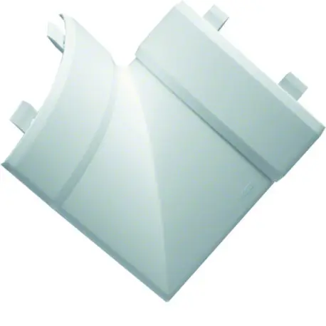 Angle intérieur plat pour moulure d‘angle EK40040 H=40mm l=40mm Pure - HAGER EK4004059016
