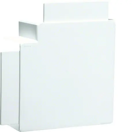 Angle plat lifea pour FB60130 RAL 9016 Pure - HAGER FB6013059016