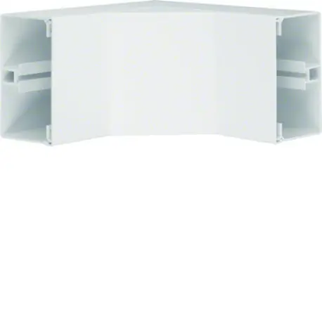 Angle intérieur lifea pour FB80130 h130mmxp82mm 4 agrafes RAL 9016 Pure - HAGER FB8013049016