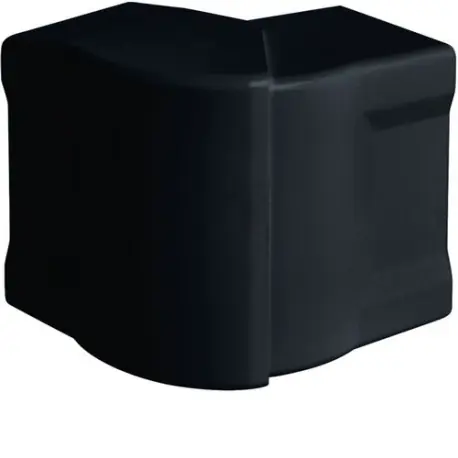 Angle extérieur queraz enclipsage direct pour GBD(A)50085 RAL 9011 noir - HAGER GBD5008539011