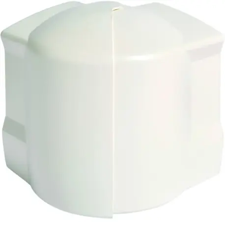 Angle extérieur queraz enclipsage direct pour GBD50100 RAL 9016 Pure - HAGER GBD5010039016