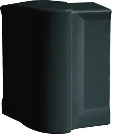 Angle extérieur queraz enclipsage direct pour GBD50131 RAL 9011 noir - HAGER GBD5013139011