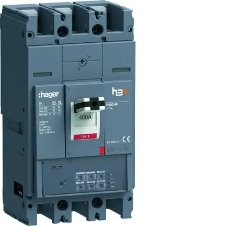 Disjoncteur h3+ P630 LSI 3x400A 50kA - HAGER HMW400JR